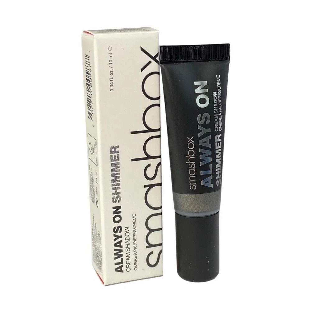 Smashbox Always On Shimmer Cream‎ Shadow Charcoal Shimmer Non-creasing 24 Hr NIB